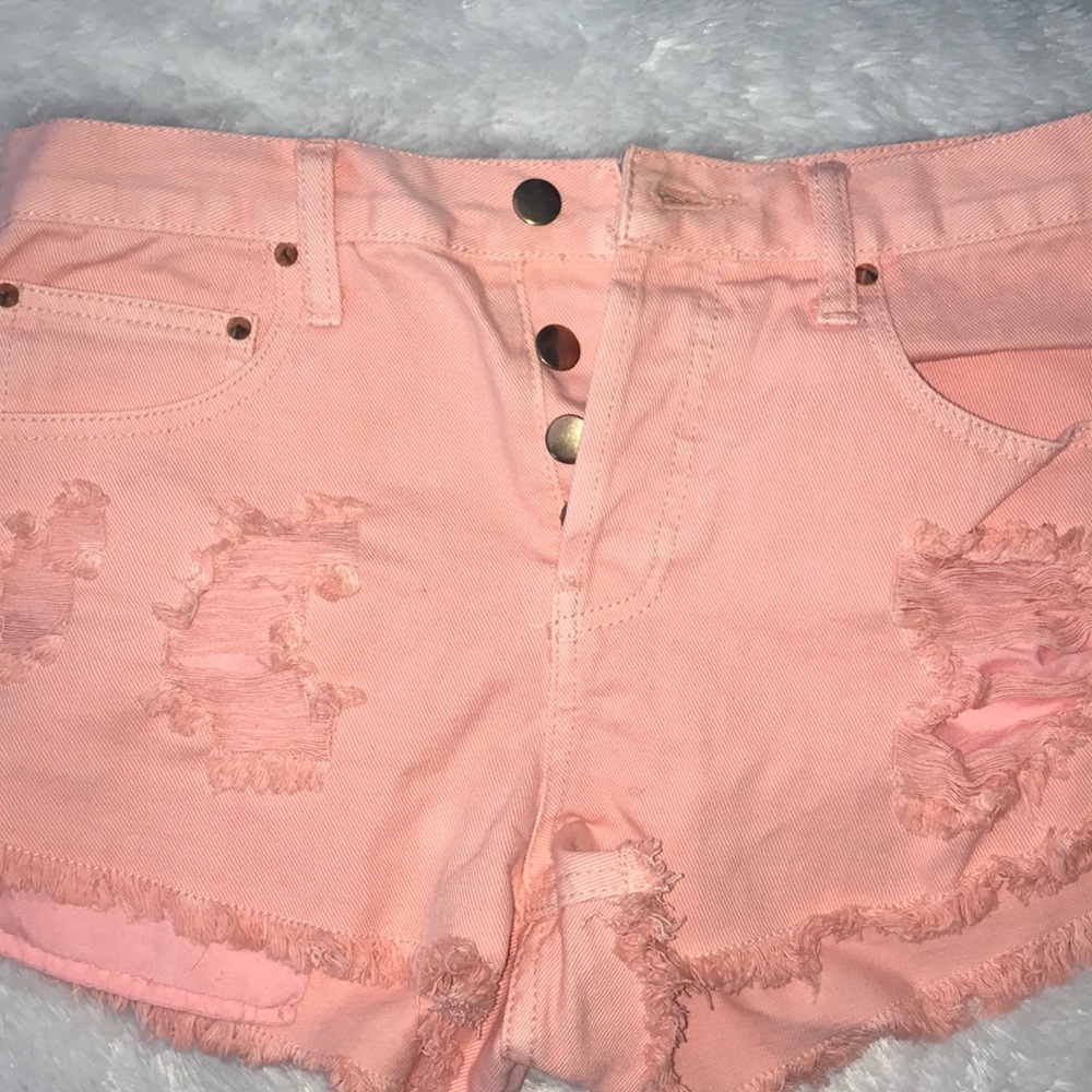Forever 21 Bright salmony-pink  shorts